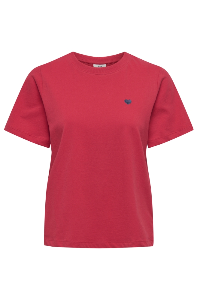 JDYPISA S/S PRINT TOP JRS NOOS 15298612 Ski Patrol/BITTERSWEET